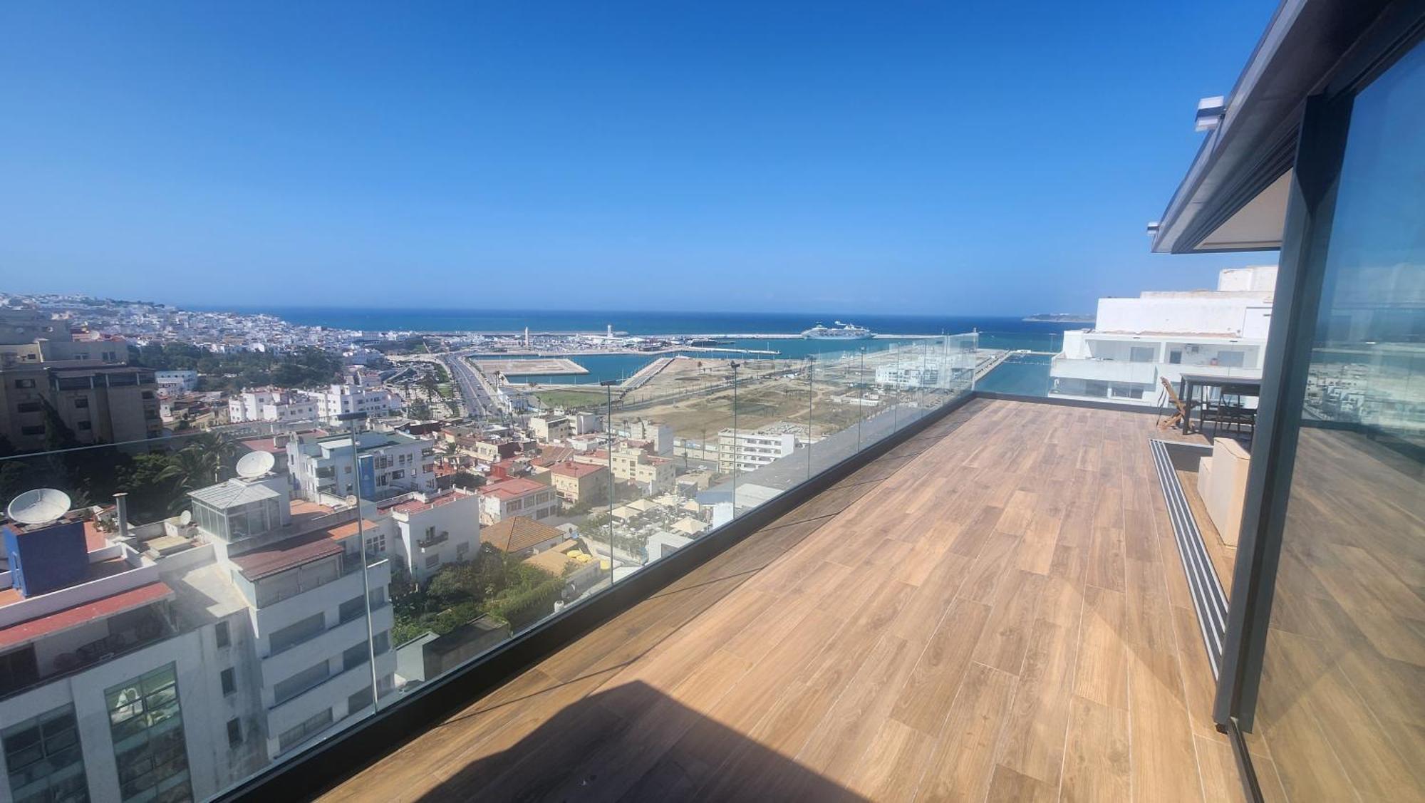 Magnifique Penthouse 160M2 Terrasse 90M2 Vue Mer Танжер Экстерьер фото