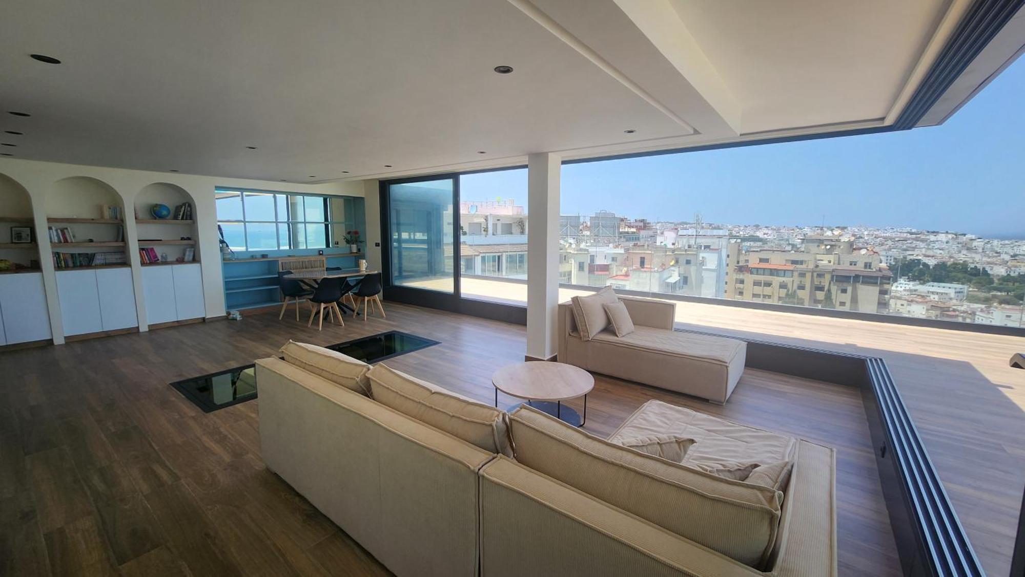 Magnifique Penthouse 160M2 Terrasse 90M2 Vue Mer Танжер Экстерьер фото
