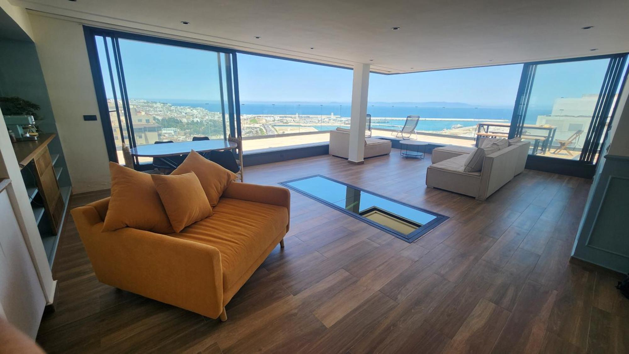 Magnifique Penthouse 160M2 Terrasse 90M2 Vue Mer Танжер Экстерьер фото