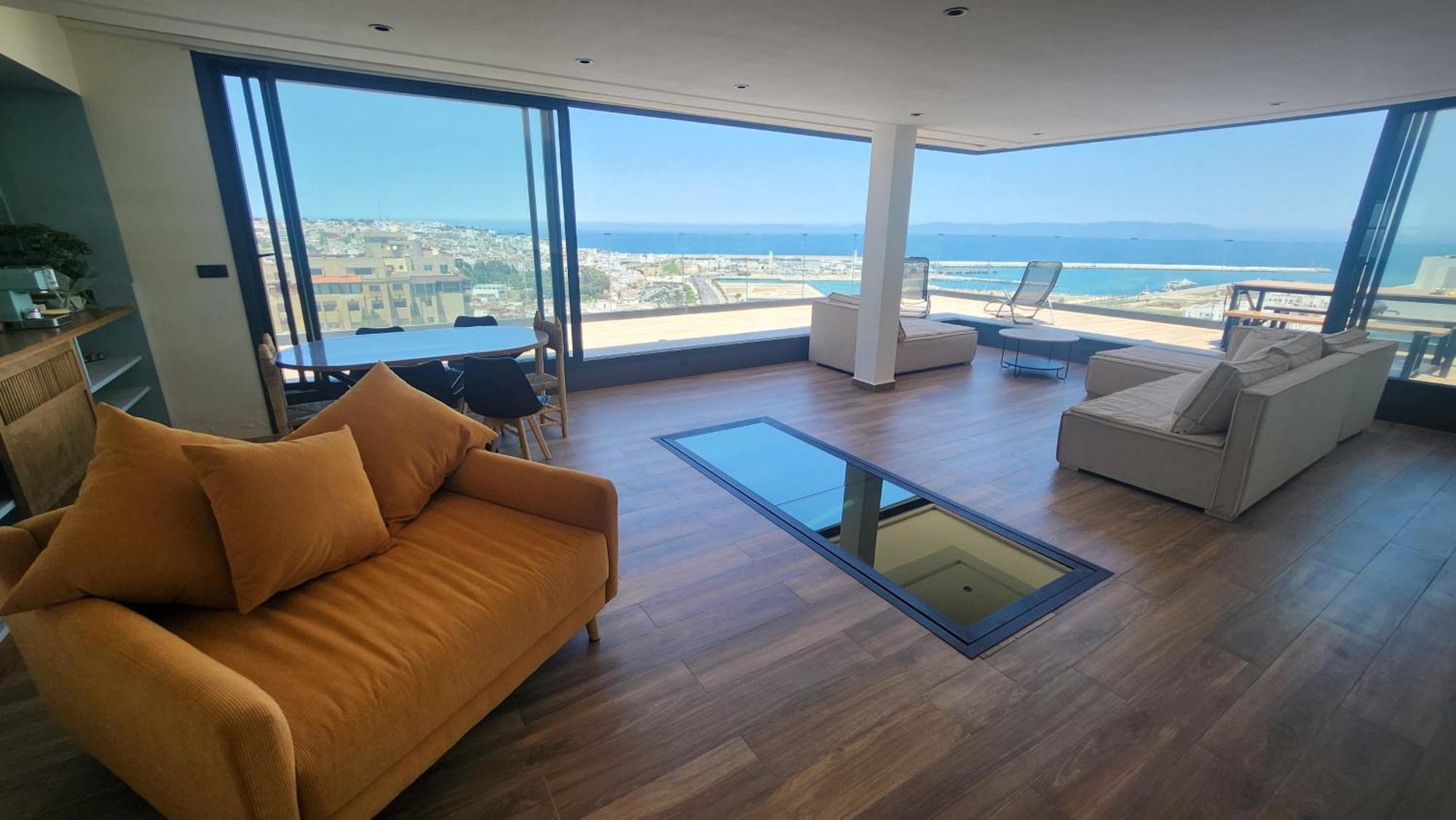 Magnifique Penthouse 160M2 Terrasse 90M2 Vue Mer Танжер Экстерьер фото