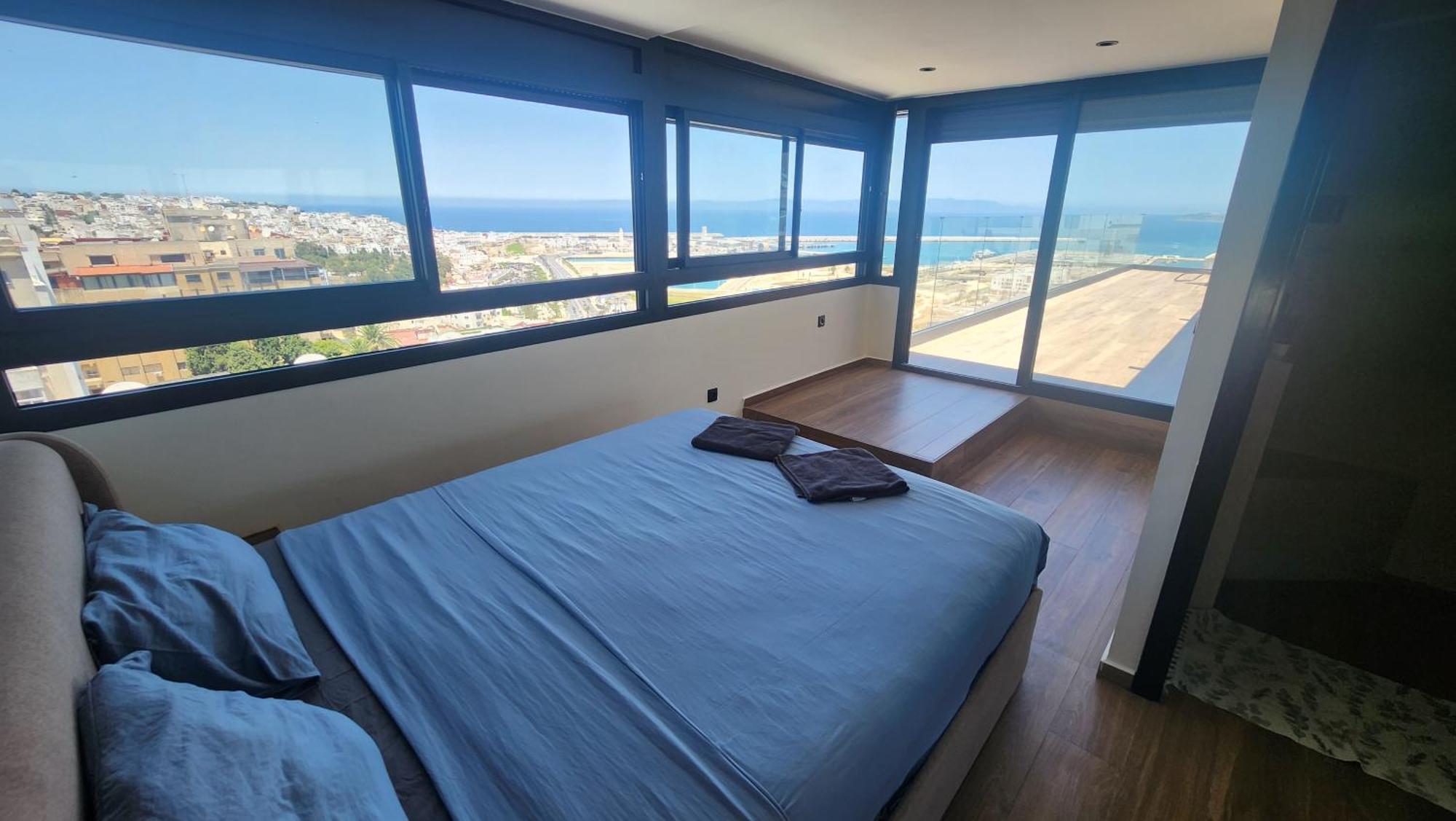 Magnifique Penthouse 160M2 Terrasse 90M2 Vue Mer Танжер Экстерьер фото